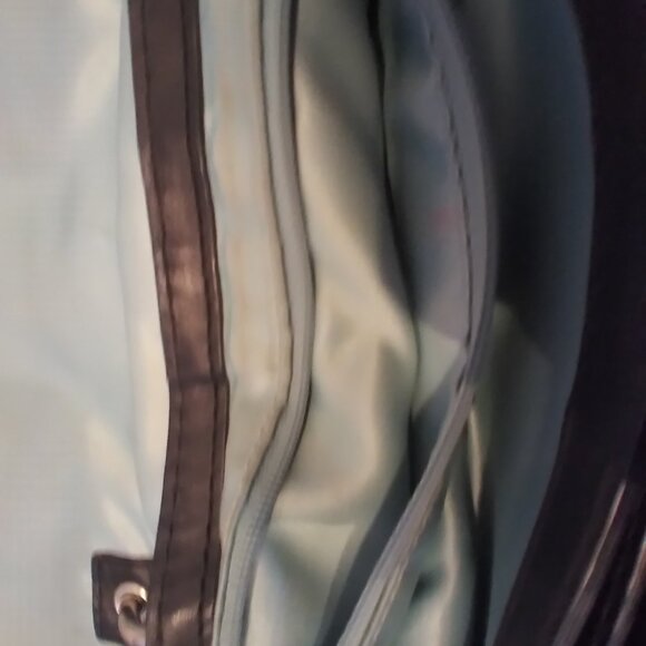 Coach black canvas with leather trim purse - Picture 9 of 11